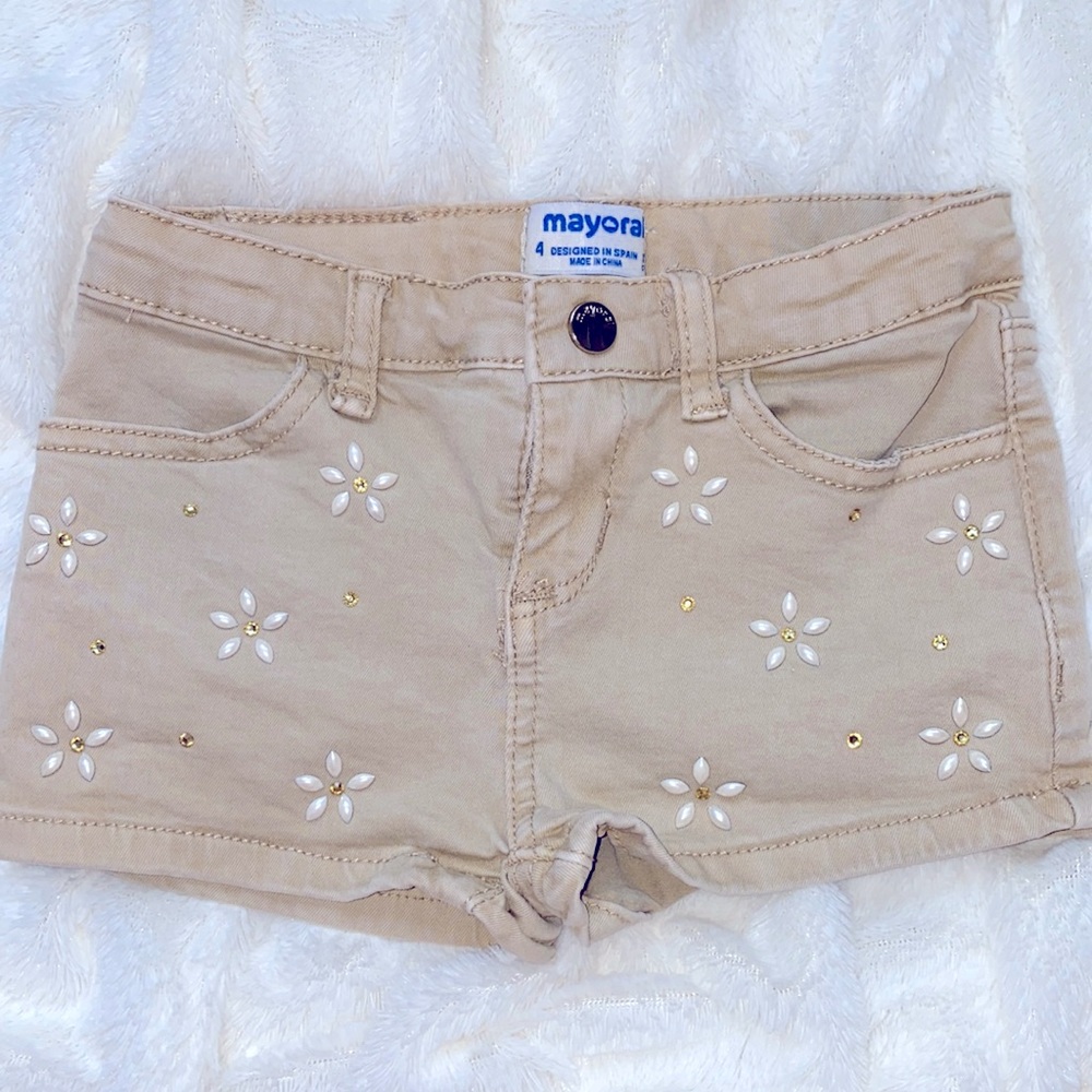 4T bedazzled shorts